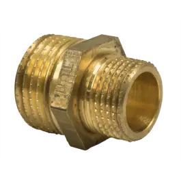 Verloopnippel - Messing - 1/4" bu x 3/8" bu Limited Edition