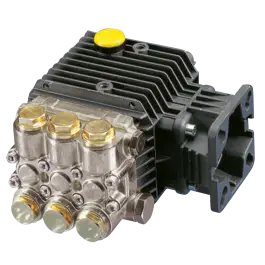 Ambachtelijk Interpump WW907C Plunjerpomp met holle as 3/4" en flens voor benzinemotor SAE J 609-A - As rechts