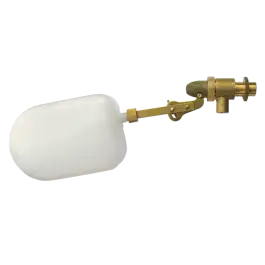 Op = Op Messing vlotter PEKI met kunststof drijver - 3/8" bu