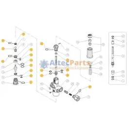 Authentiek VB80/280 Zero - Reparatieset voor drukregelaar - 18-delig