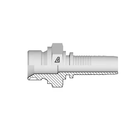 Bestseller Alfagomma Slangpilaar BSPP Uitw. 60° DN06 - 1/4"