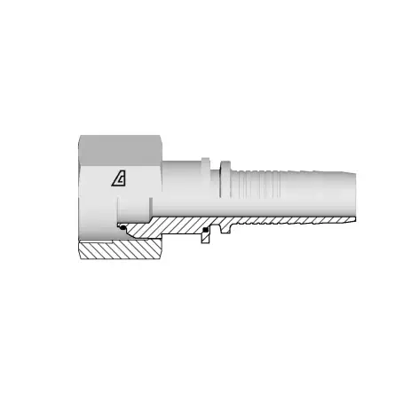 Must-Have Alfagomma Slangpilaar BSPP Wartel + O-Ring DN13 - 1/2"