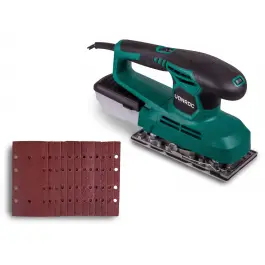 Betaalbaar Vlakschuurmachine 240W | Incl. stofopvangbox en schuurpapier