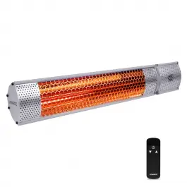 Heater Marsili 2000W “ Met afstandsbediening - Zilver Merkproduct