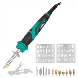 Houtbrander - Soldeerbout - 30W | Incl. 16 accessoires Flitsaanbieding