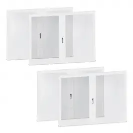 Zijwanden met Muggennet - Voor Premium Partytent PT501XX | Wit Favoriet