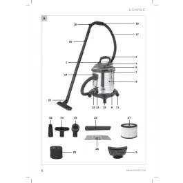 Onderdeel - Blaasfunctie adapter VC506AC Beperkte Voorraad