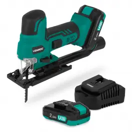 Direct Verzonden Accu Decoupeerzaag 20V “ T-handgreep | Incl. 2x 2.0Ah accu en snellader