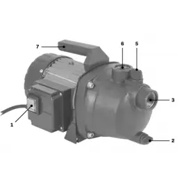 Bestel Nu Knob and O-Ring set , 2pcs - GP525AC / GP527AC / GP529AC