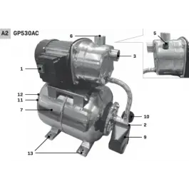 Meest Verkocht Pressure tank valve cap - GP529AC / GP530AC