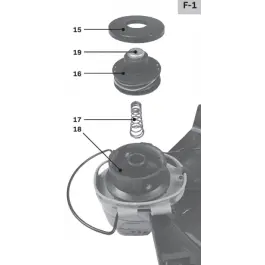 Merkproduct Spool cover and spring - GT501DC