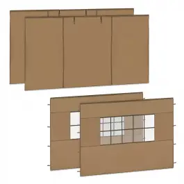 Zijwanden Set - 3x4.5M - Voor Premium Partytent PT502XX | Beige Goedkoop