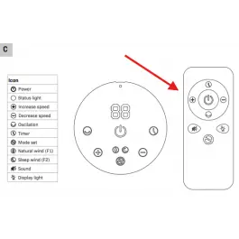 Remote control - AF506DC Black Tijdelijk Beschikbaar