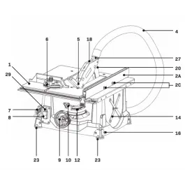 Parallel guide - TS504AC / TS505AC Beste Prijs
