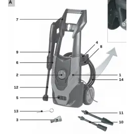 Gun and cable holder - PW501AC / PW504AC Koopje