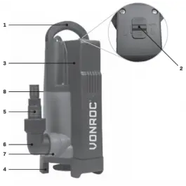 Flitsaanbieding Float cover with switch including screws - SP507AC