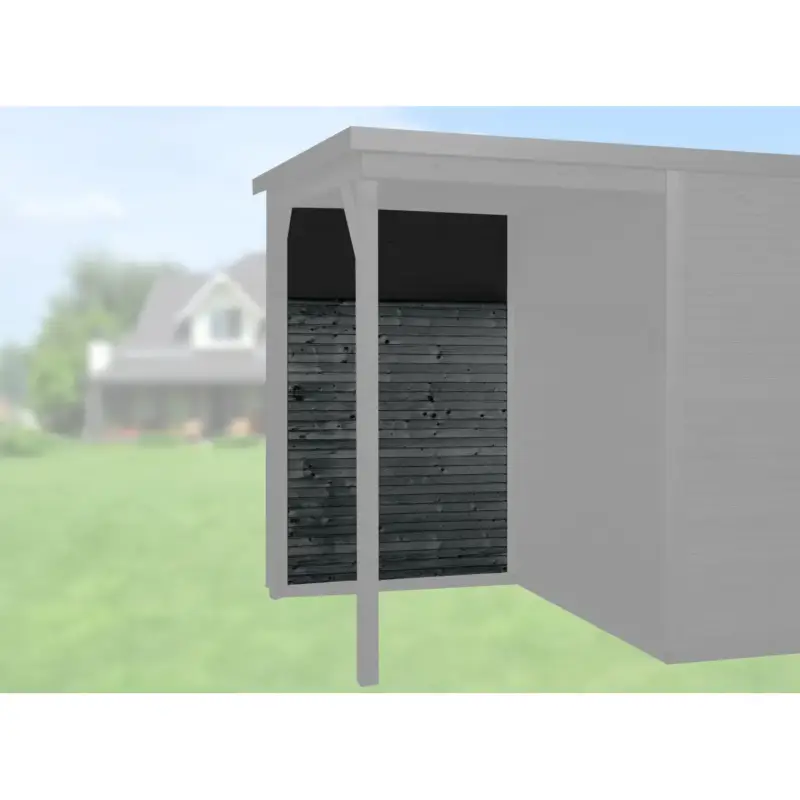 Weka achterwand 150cm Zweeds rood Laatste Kans