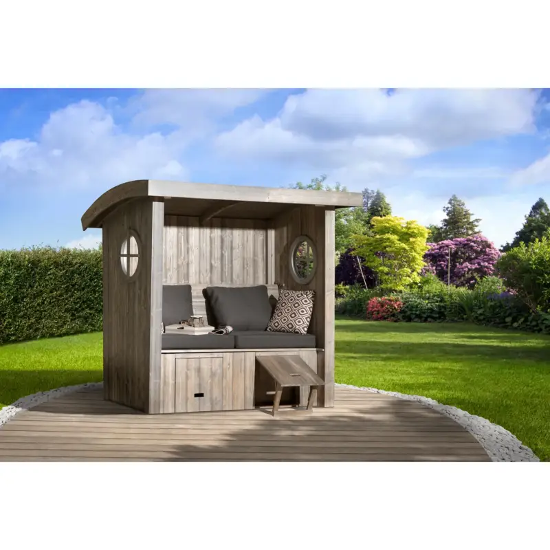 Aanbieding Weka zitprieel Merano grijs 93x171cm