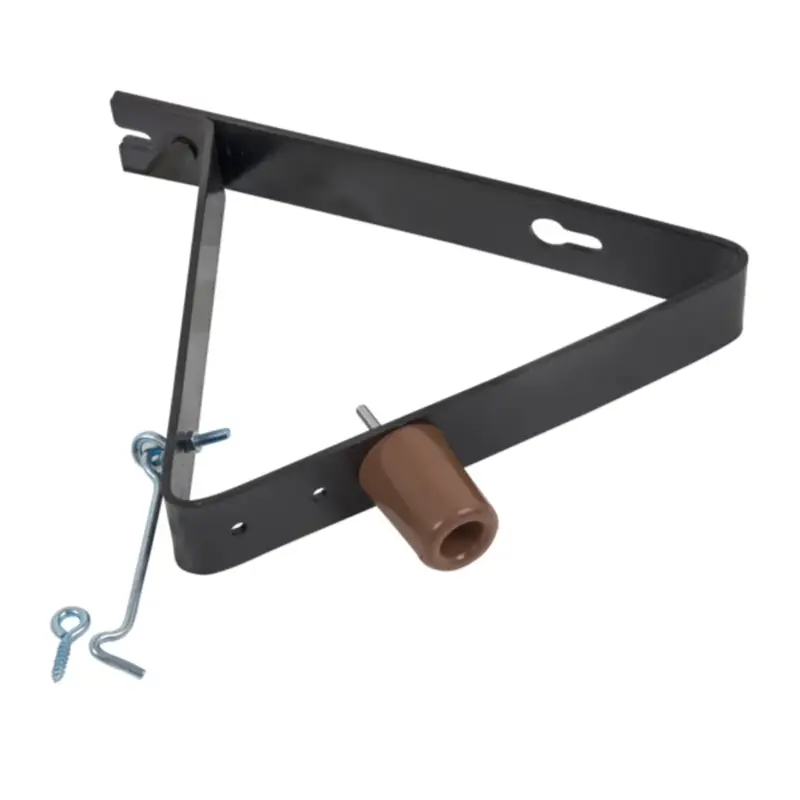 Alberts deuropvanger buffer + haak verzinkt kunststof coating 290x40x5mm Beperkte Voorraad