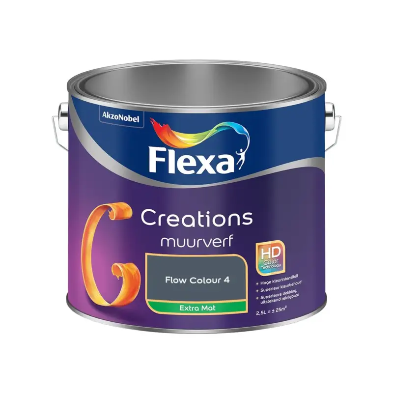 Voordeelprijs Flexa - Creations Muurverf Extra Mat - Flow Colour 4 - Meng - 2.5 L