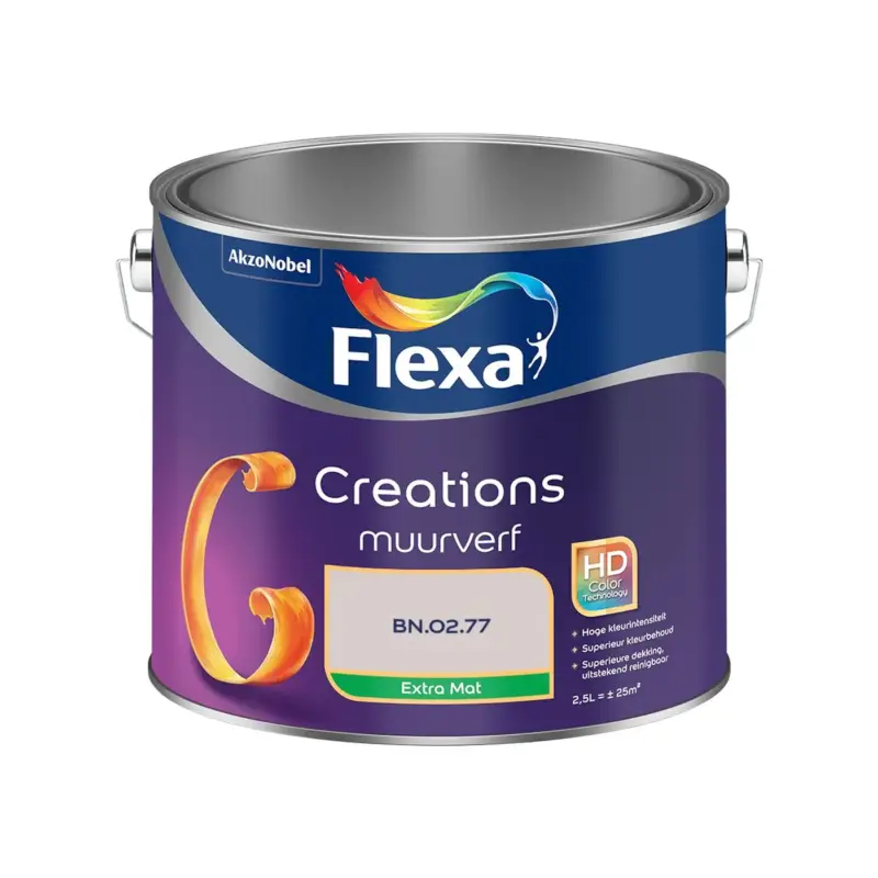 Wereldwijde Verzending Flexa - Creations Muurverf Extra Mat - Bn.02.77 - Meng - 2.5 L