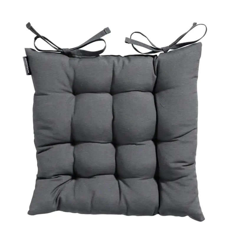 Ambachtelijk Madison Zitkussen Toscane - Panama Grijs - 46x46cm - Binnen/Buiten