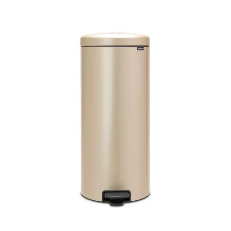 Korting Brabantia Pedaalemmer NewIcon - Staal - Metallic Gold - 29.3x38x67.9cm - 30L
