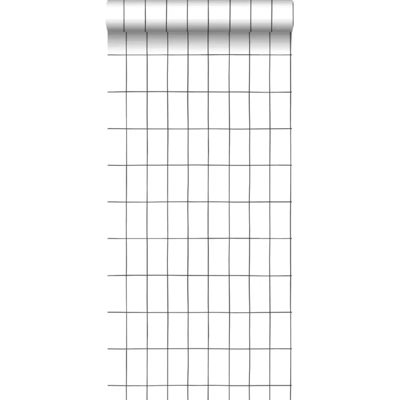 Walls4you Behang Ruiten Zwart Wit - 53 Cm X 10.05 M - 935312 Wereldwijde Verzending