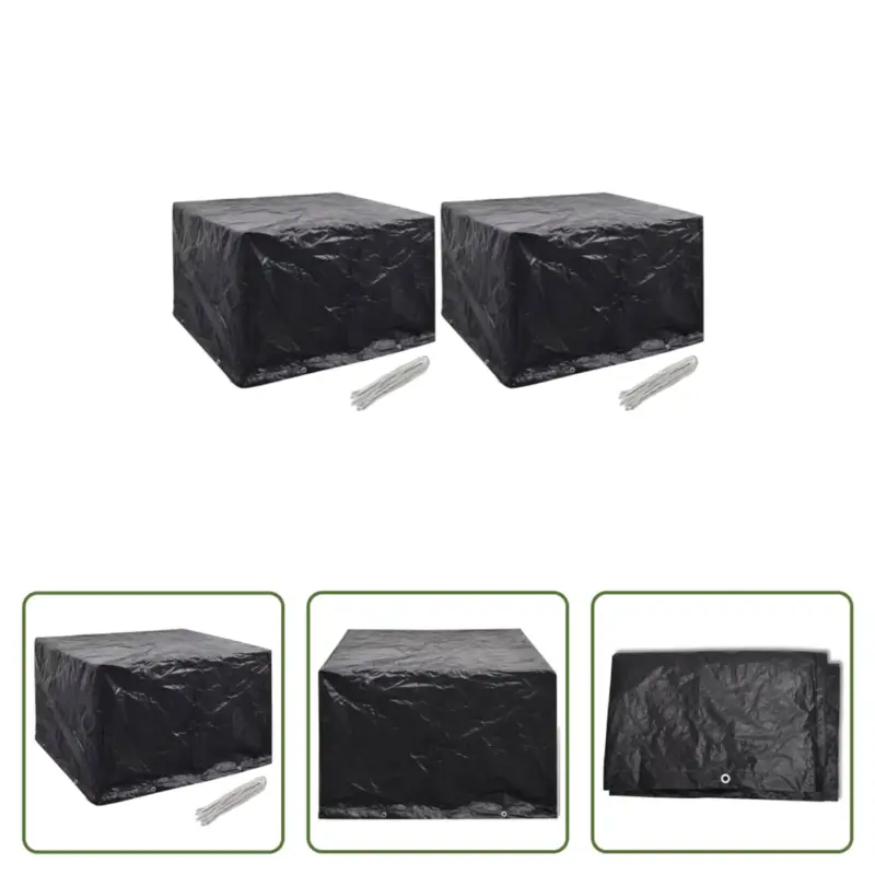 Ambachtelijk vidaXL Tuinmeubelhoes - Ligbed - Water- en UV-bestendig - 135x135x90 cm