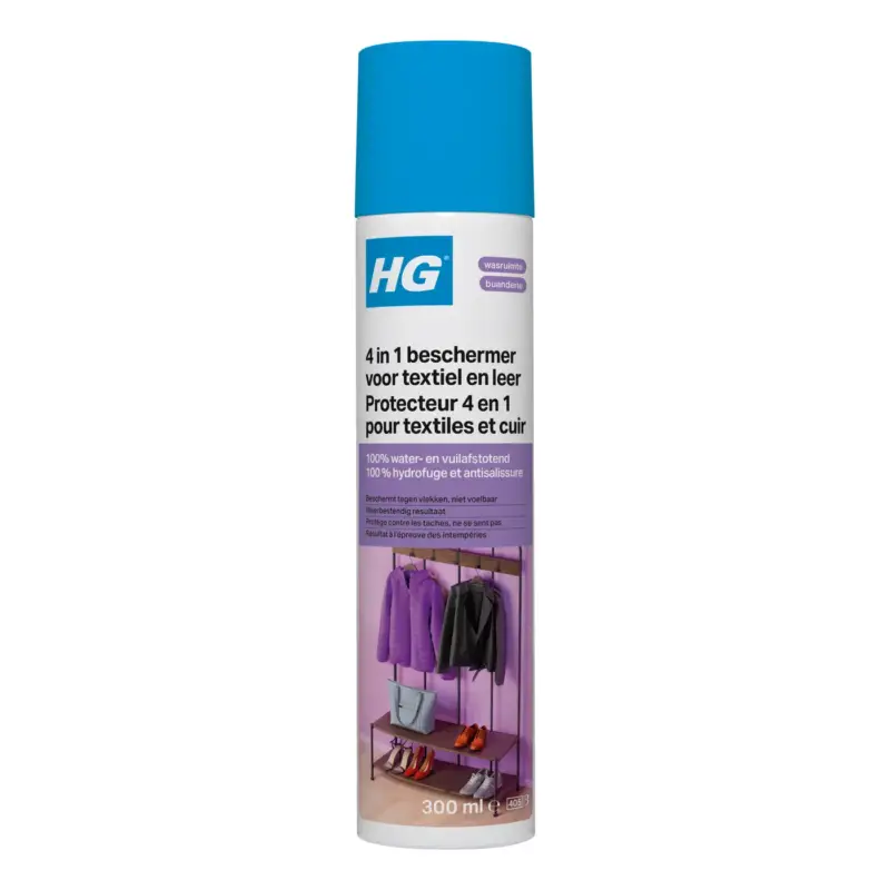 HG 4-in-1 beschermer voor textiel 300ml Aanbieding