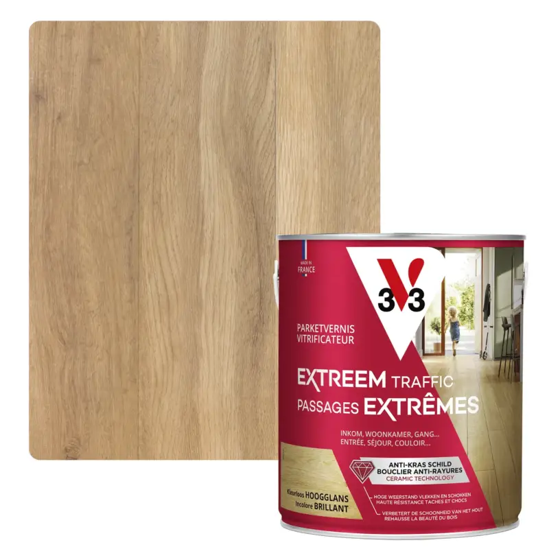 Nieuw Model V33 vernis Parket Extreme Protection kleurloos hoogglans 2,5L