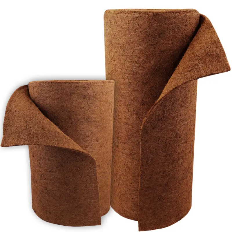 Aquagart Kokosmat 22m Lang 0,25m Breed 800g/m² Kokosmat Winterbescherming Taludmat Nieuwe Collectie