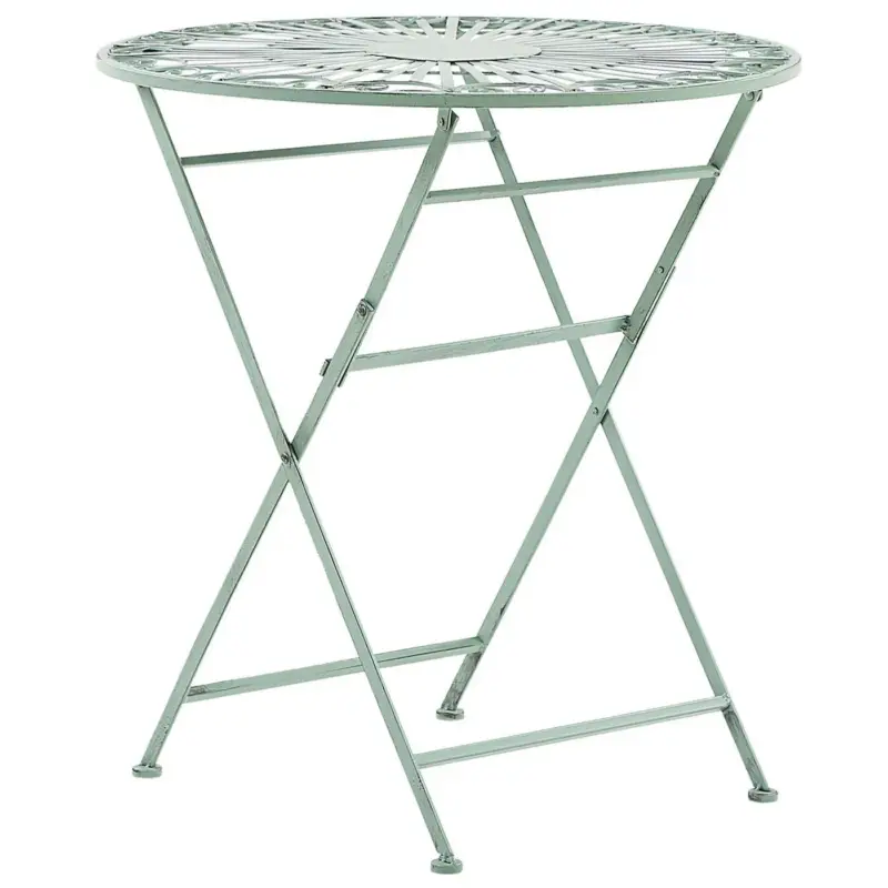 Weekendaanbieding Beliani Bistrotafel Trento Groen 70x70x75 Cm