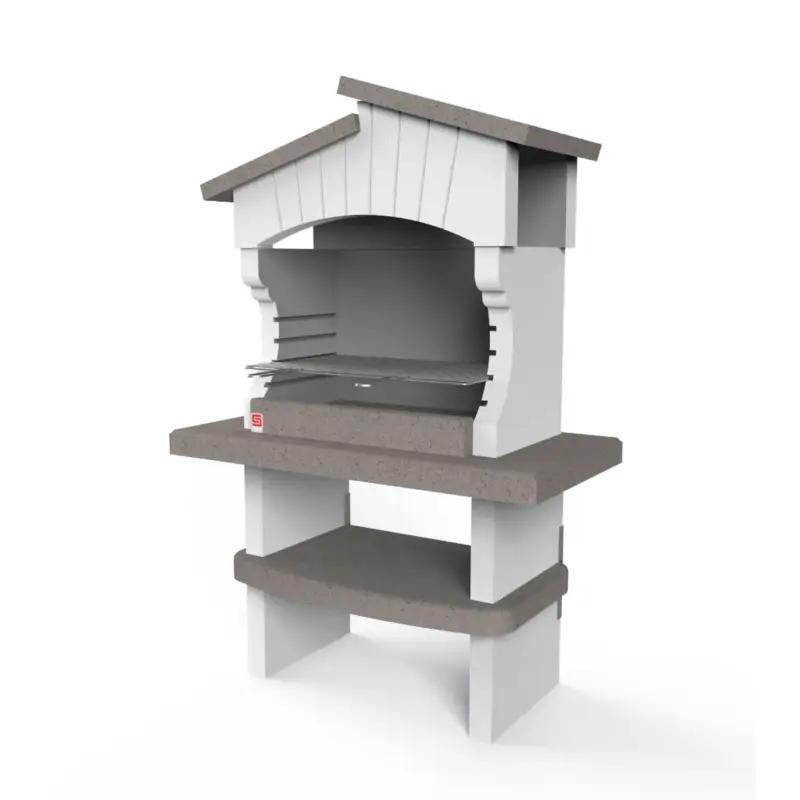 Beperkt Aanbod Sarom Fuoco - Betonnen Barbecue - Bogota - 125 X 64 X 184 Cm