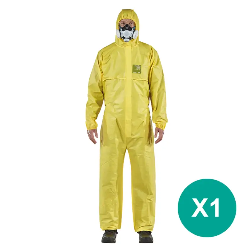 AlphaTec 2300 Chemische bescherming Waterdichte overall L Geel Tijdelijk Beschikbaar