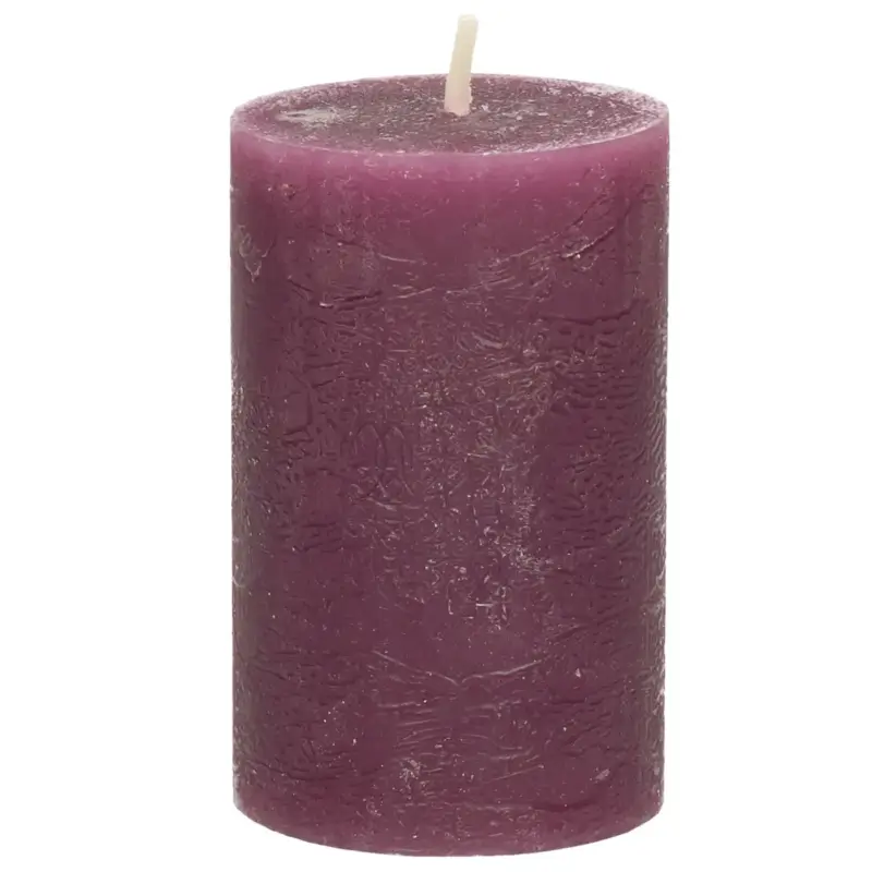 Voordeelprijs Stompkaars - Bordeaux Rood - 5 X 8 Cm - Cilinderkaars - Kaars