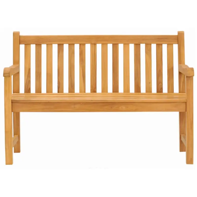 Vtw Living - Tuinbank van Teak Hout - Weersbestendig - Teakhout - 130 x 75 x 90 cm Weekendaanbieding