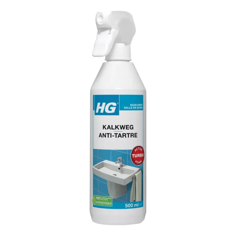 HG antikalk schuimspray 500ml Topkwaliteit