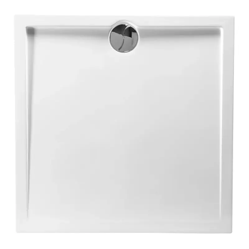 Allibert - Douchebak - Slim 90 x 90 CM - Polybeton - Wit Beste Prijs