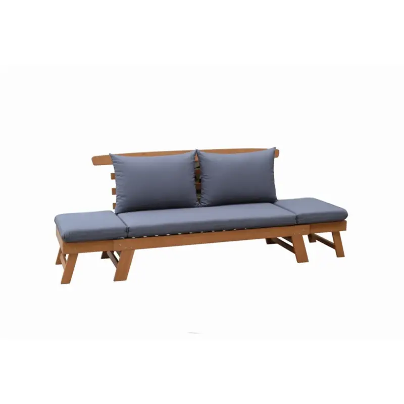 Authentiek Central Park Daybed Allier - Eucalyptus/Teak - Geolied - 2 Personen