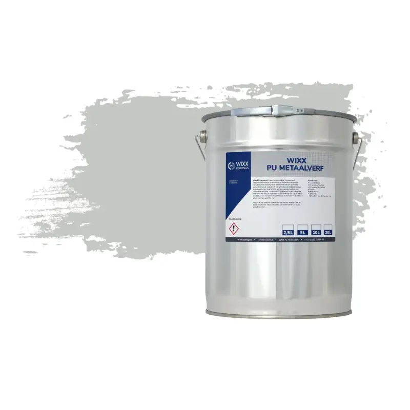 Wixx Pu Metaalverf - Ral 7035 - Lichtgrijs - 5l Koopje