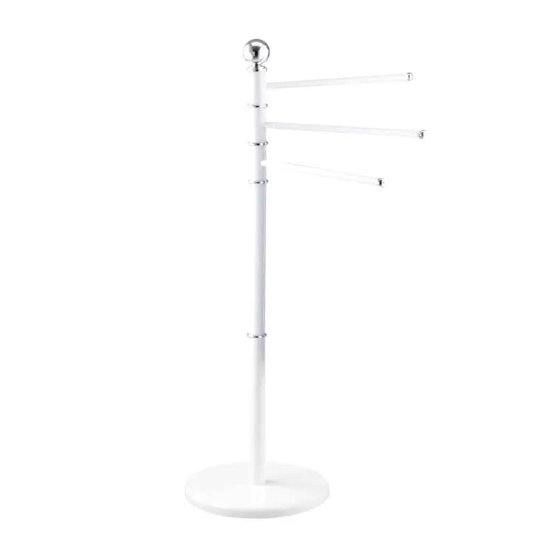 Wenko Handdoekenrek Exclusiv - Wit - Chroom - 28,5x91x47,5cm Gecertificeerd