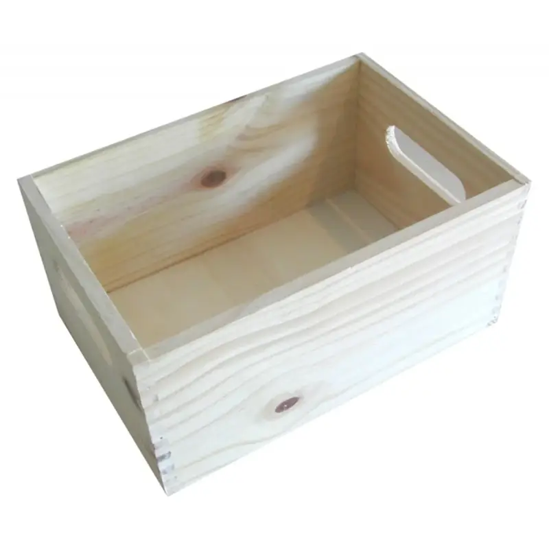 Actieprijs Opbergdoos Multifunctioneel - Massief grenen - 30X20X15cm