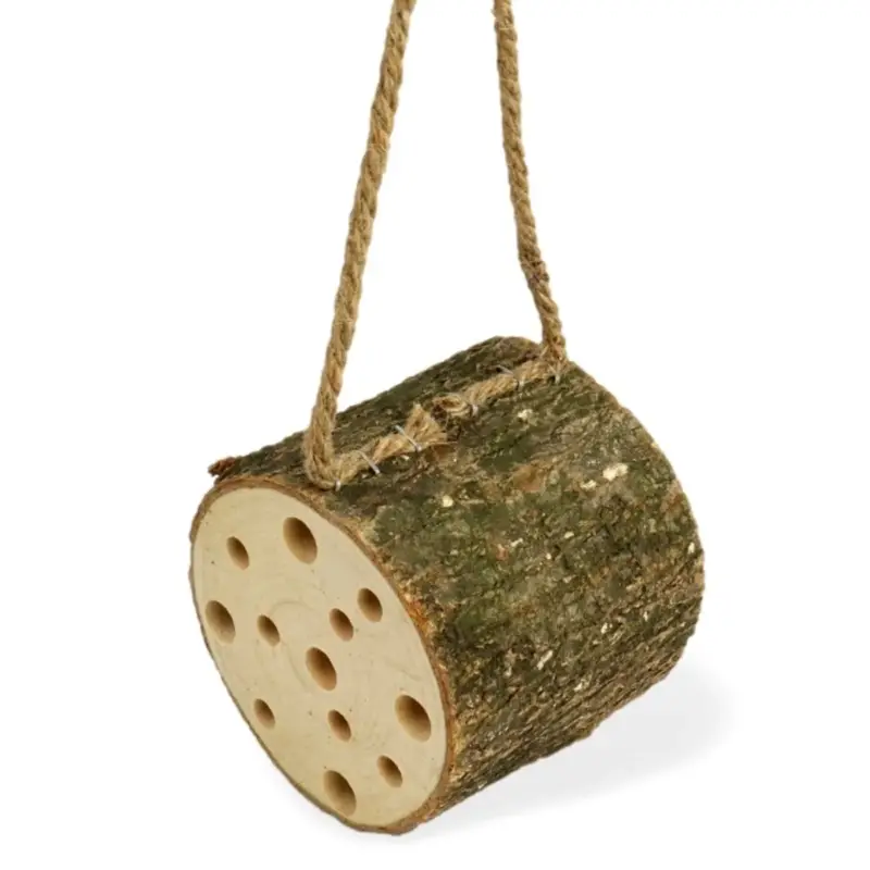 Voordeelprijs Orange85 Insectenhotel Bijenhotel Boomstam 10x9 Cm Hout