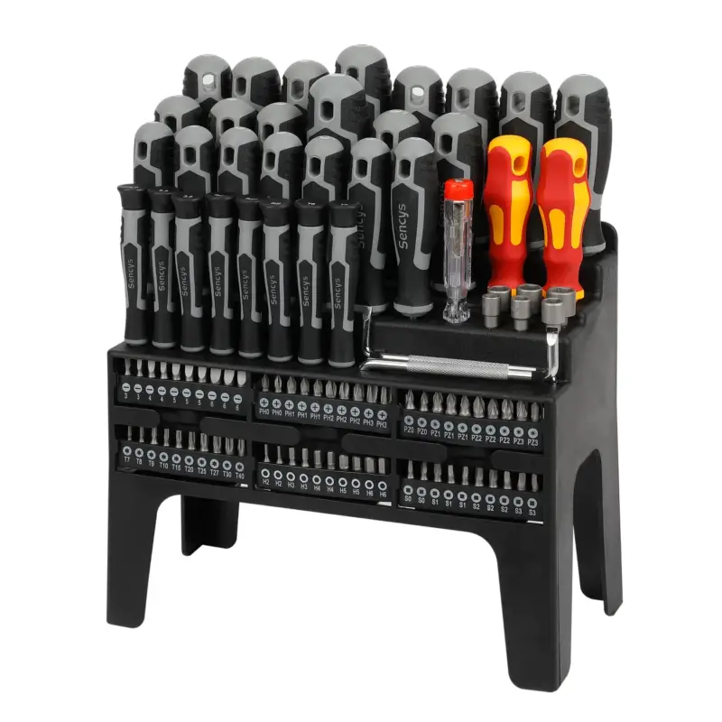 Voordeelprijs Sencys schroevendraaier- en bitset - 100 st