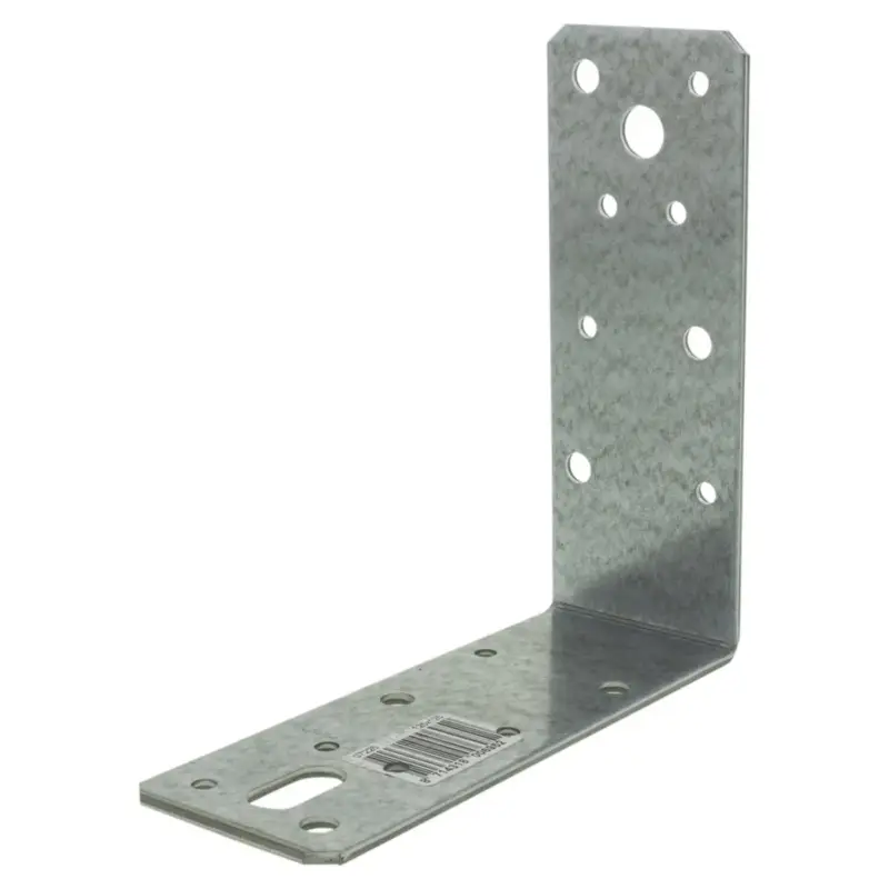 Actieprijs Hoekanker Vlak - 125x125x46x2,5mm - Verzinkt