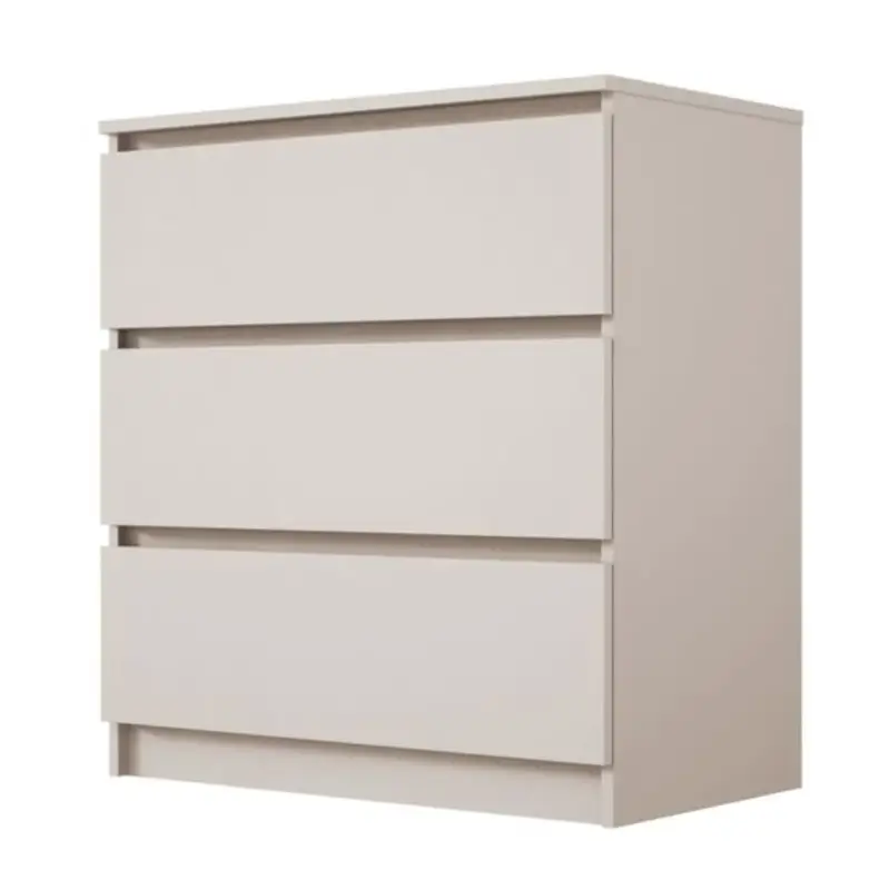 3xe Living - Ladekast: 3 Laden, Kasjmier, 70 X 79 X 39 Cm Origineel