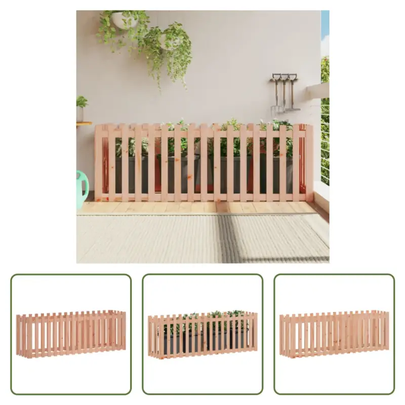 vidaXL Verhoogde plantenbak - Massief douglashout - 200 x 50 x 70 cm Wereldwijde Verzending