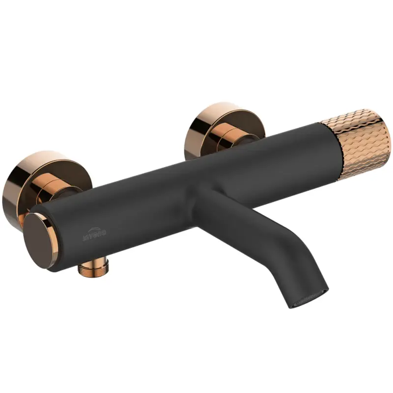 Wereldwijde Verzending Invena Wannenarmatur MOONLIGHT Badkraan Zwart Goud