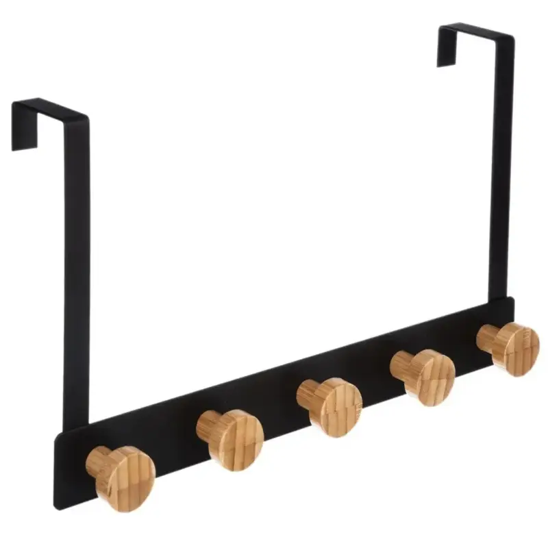 5five Deurkapstok - Zwart - 5-haaks - B33 X H20 Cm Superprijs